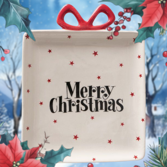 Boltze Home Serveerschaaltje Merry Christmas